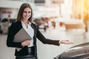 car sales woman